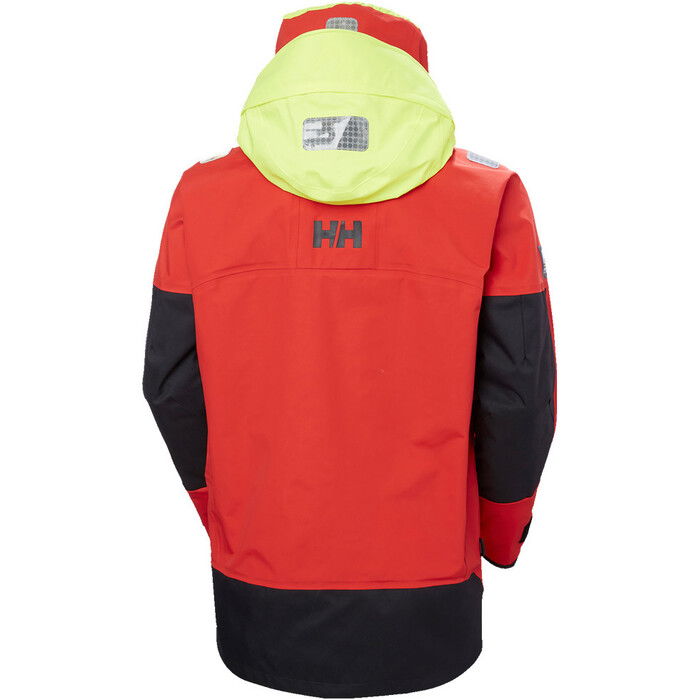 2024 Helly Hansen Mens Skagen Pro Sailing Jacket 34420 - Alert Red